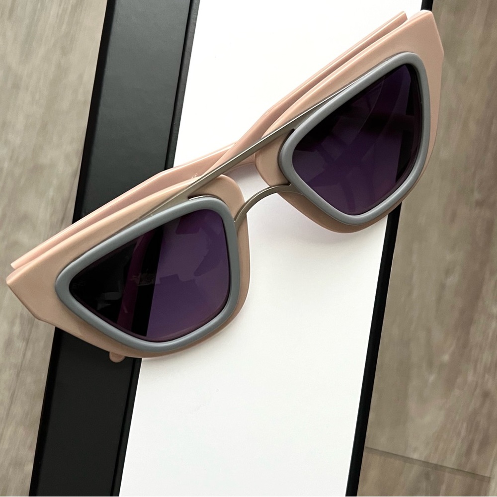 Smoke X Mirrors Sodapop Pink Grey Matte Silver Sungla… Gem